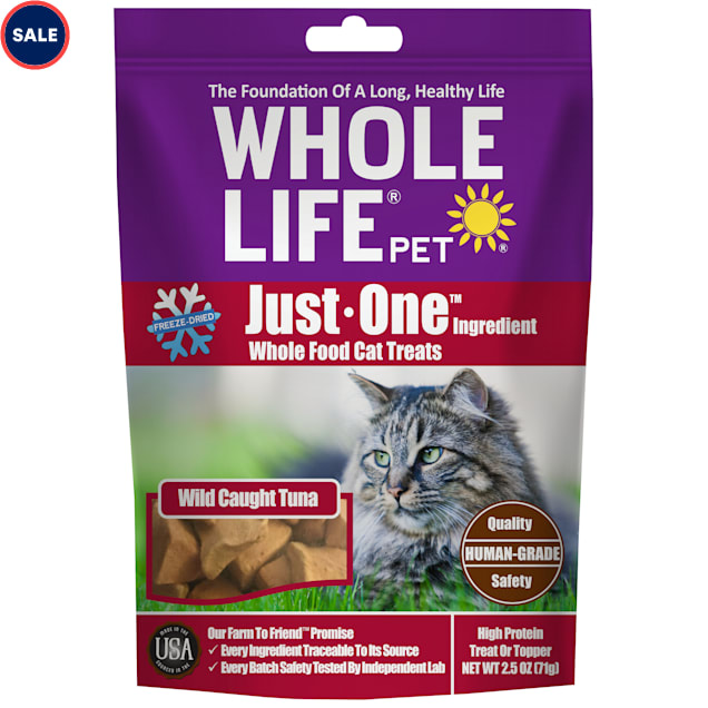 Whole Life Pet Just One Single Ingredient USA Freeze Dried Tuna Fillet