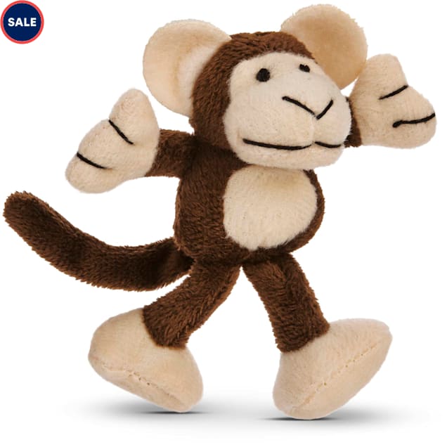 Leaps & Bounds Cuddle Monkey Catnip Cat Toy, 4.5" Length Petco