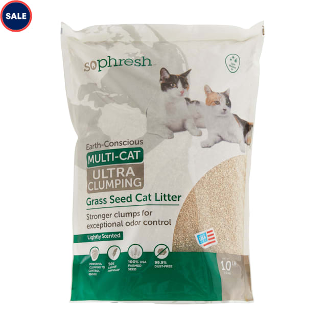 So Phresh Extreme Clumping Scented Grass Seed Cat Litter, 10 lbs. Petco