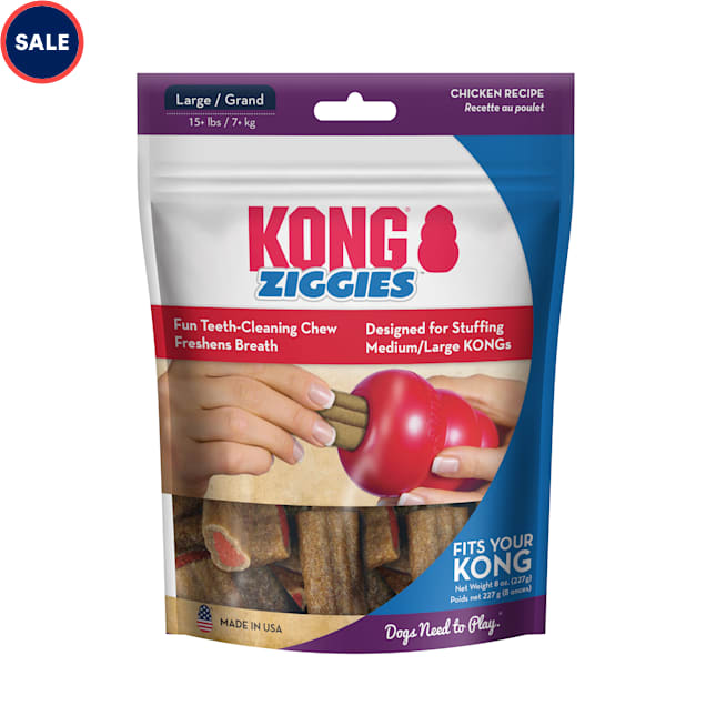 KONG Ziggies Adult Dog Treats, 8 oz. - Carousel image #1