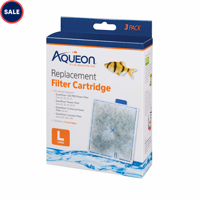 doe niet gitaar Induceren Aqueon Replacement Filter Cartridges, Large, Pack of 3 | Petco