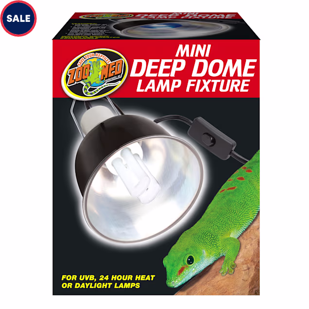 Zoo Med Mini Deep Dome Lamp Fixture - Carousel image #1