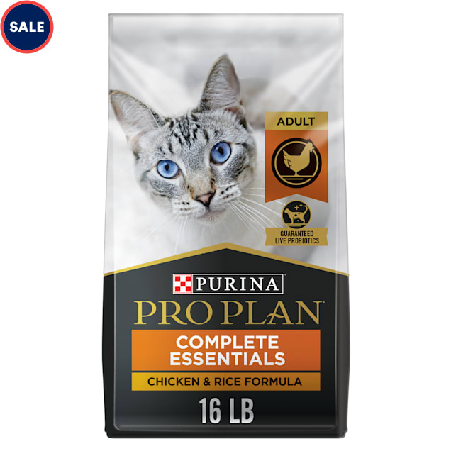 Purina Pro Plan High Protein with Probiotics Chicken Rice Formula Dry Cat Food 16 lbs