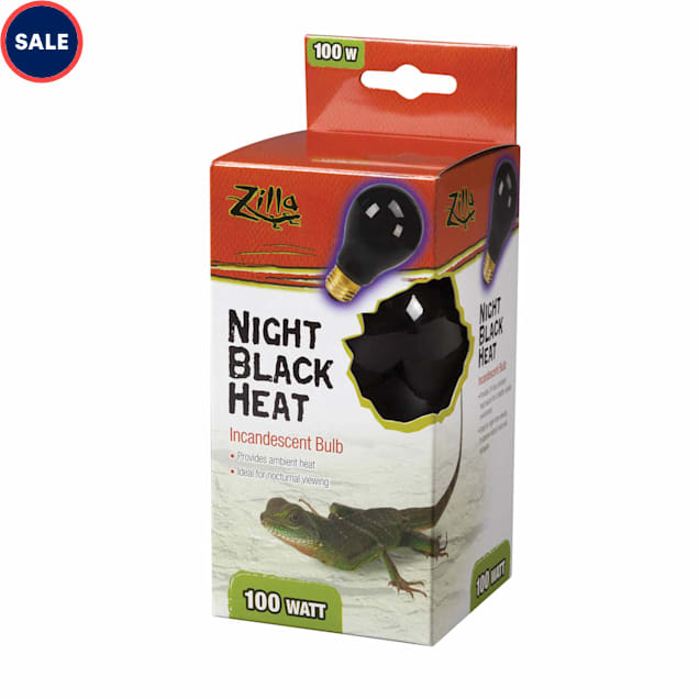 Zilla Incandescent Night Black Heat Bulbs, 100 Watts Petco