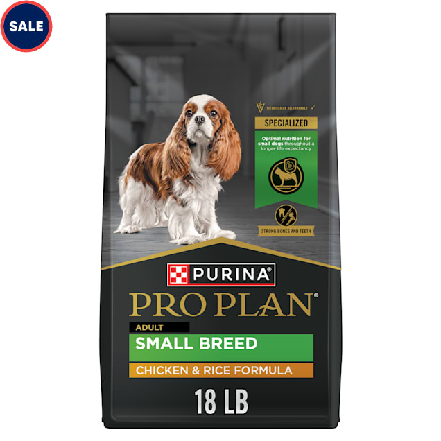 Purina Pro Plan High Protein Chicken Rice Formula Small Breed Dry Dog Food 18 lbs