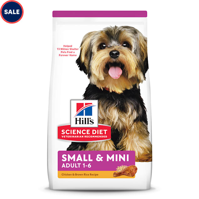 Hill's Science Diet Adult Small Paws Chicken Meal & Rice Recipe Dry Dog Food, 15.5 lbs. - Carousel image #1