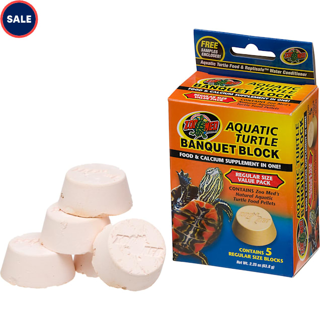 Zoo Med Banquet Block Aquatic Turtle Food - Carousel image #1