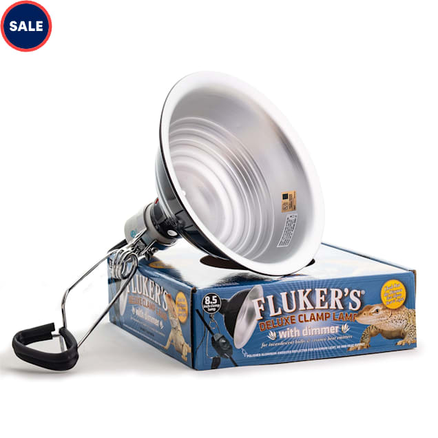 Fluker's Clamp Lamp with Dimmer, 8.5" Diameter - Carousel image #1