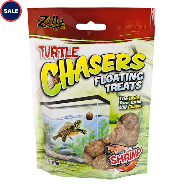 Zilla Shrimp Turtle Chasers Aquatic Turtle Treats, 2 oz. - Carousel image #1