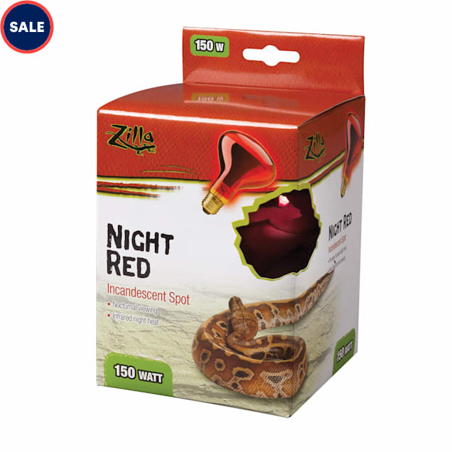 Zilla Incandescent Night Red Spot Bulbs, 150 Watts - Carousel image #1