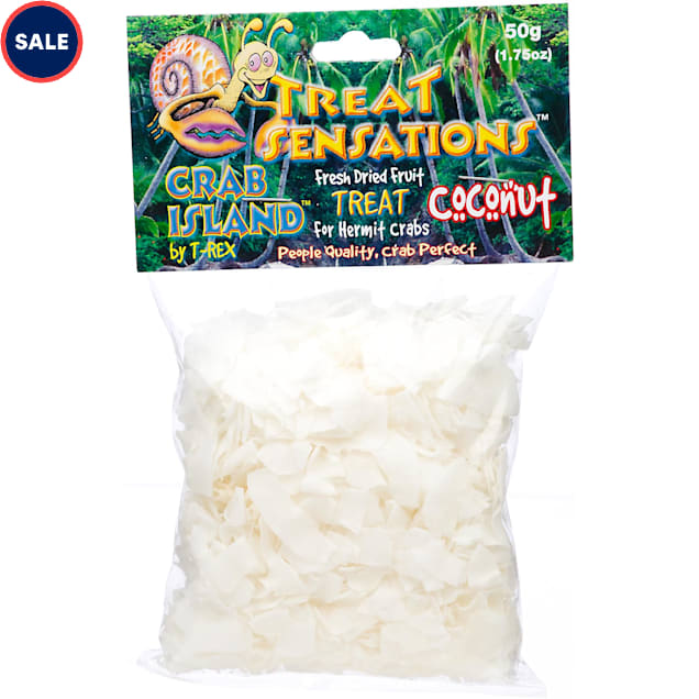 T-Rex Crab Island Hermit Crab Coconut Treat, 50 g - Carousel image #1