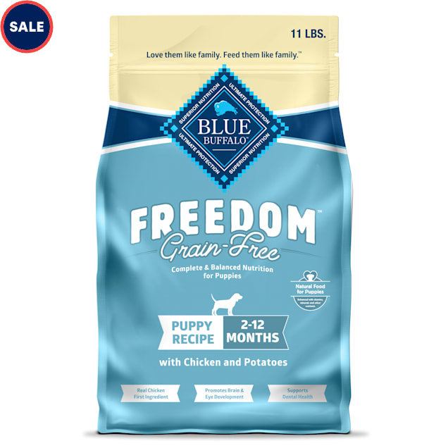 Blue Buffalo Blue Freedom Grain-Free Puppy Chicken Recipe Dry ...