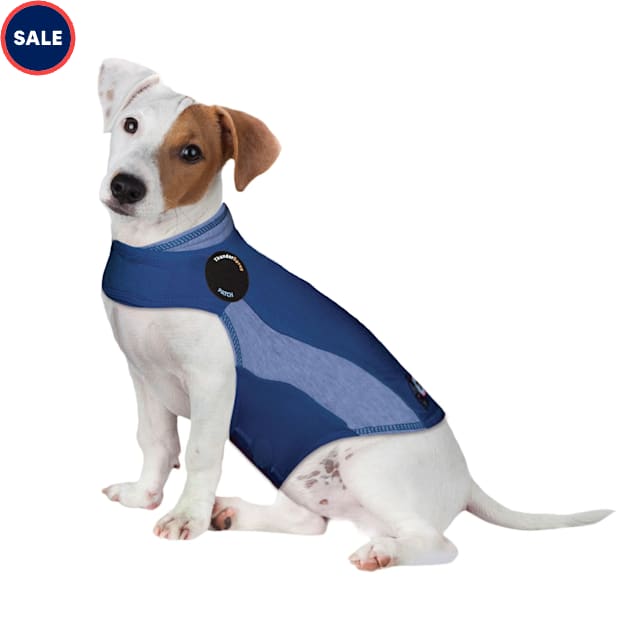 ThunderWorks Thundershirt Blue Polo Dog Anxiety Solution, Small - Carousel image #1