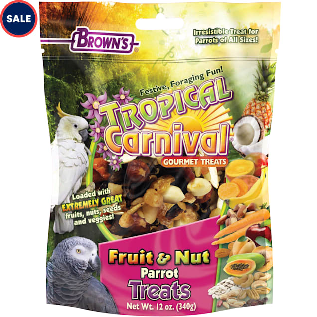 Brown's Tropical Carnival Gourmet Parrot Treats, 12 oz. - Carousel image #1