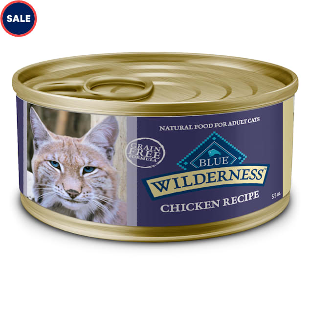 Blue Buffalo Blue Wilderness Chicken Canned Cat Food 5.5 oz. Petco