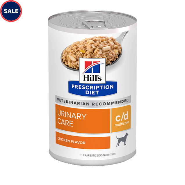 Hill's Prescription Diet c/d Multicare Urinary Care Chicken Flavor Canned Dog Food, 13 oz., Case of 12 - Carousel image #1