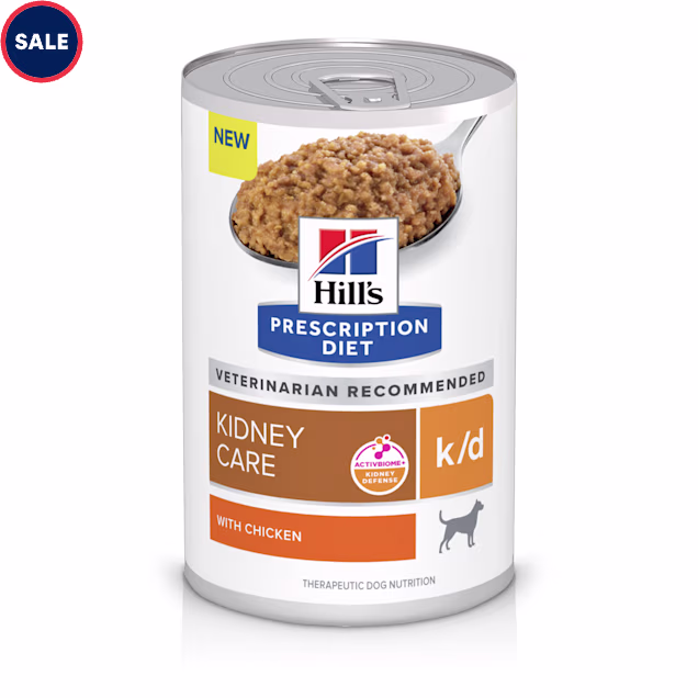 Hill's Prescription k/d Kidney Chicken Dog Food, 13 oz., 12 Ct