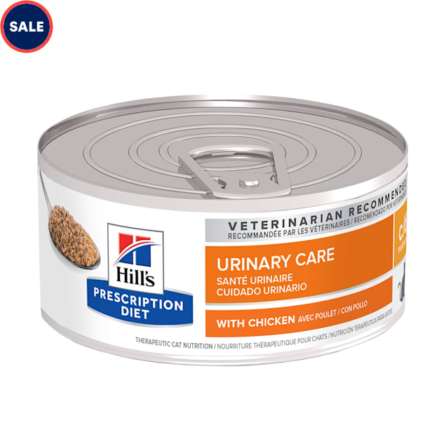 Hill's Prescription Diet c/d Multicare Urinary Care with Chicken Canned Cat Food, 5.5 oz., Case of 24 - Carousel image #1
