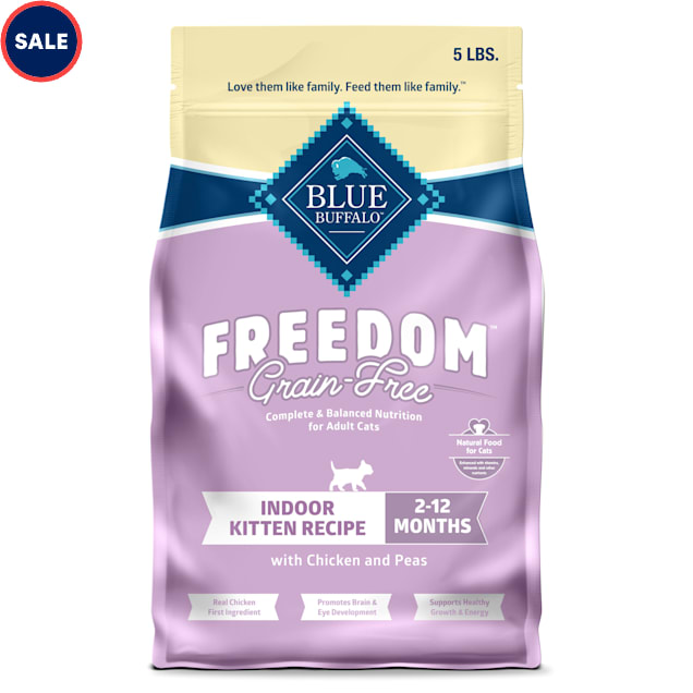 Blue Buffalo Blue Freedom Grain Free Indoor Kitten Chicken Recipe