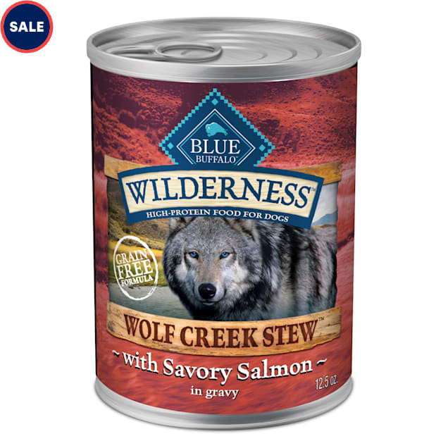 Blue Buffalo Blue Wilderness Wolf Creek Stew Savory Salmon in