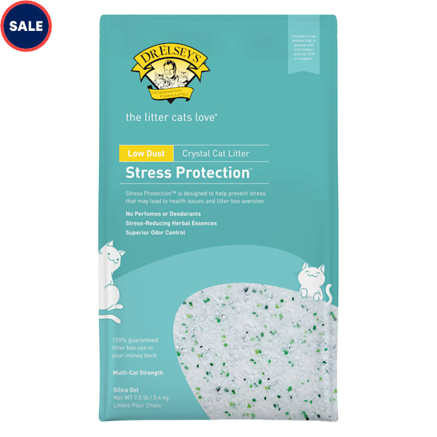 Dr. Elsey's Stress Protection Unscented Lowdust Crystal Gel Cat Litter, 7.5 lbs. - Carousel image #1