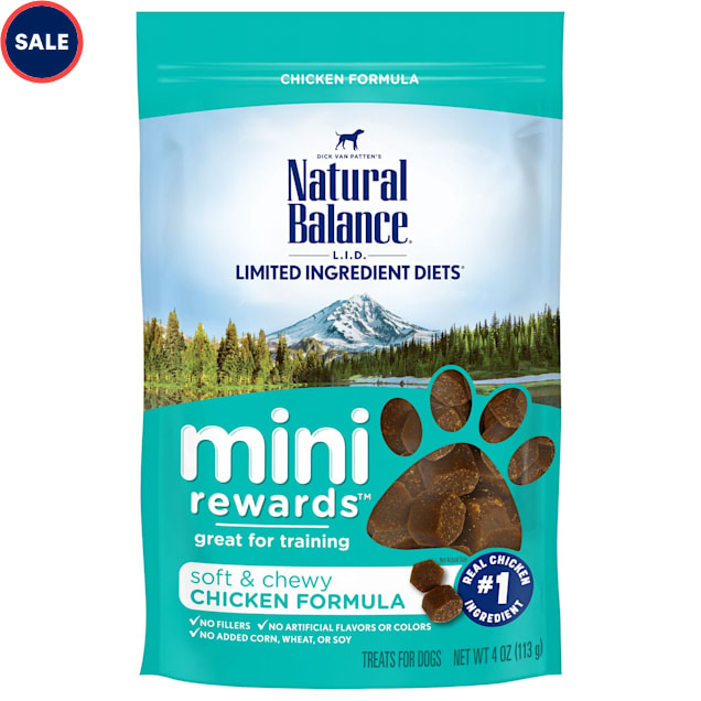 Natural Balance Mini Rewards Chicken Formula Dog Treats, 4 oz. - Carousel image #1