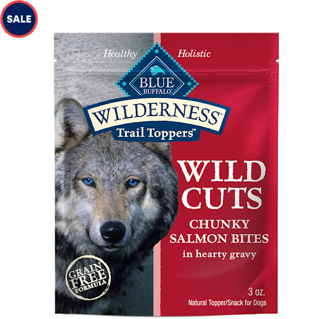 Blue Buffalo Blue Wilderness Trail Toppers Salmon Wild Cuts Dog