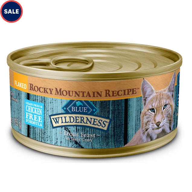Blue wilderness rocky mountain recipe clearance cat food