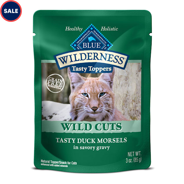 Blue wilderness duck cat clearance food