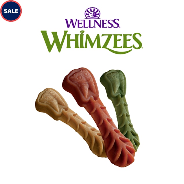 Whimzees Small Brushzees Natural Daily Dental Long Lasting Dog Treats, Count of 1 - Carousel image #1