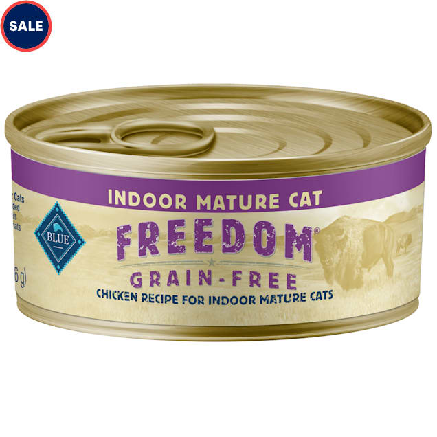 Blue Buffalo Blue Freedom Grain Free Indoor Chicken Senior Canned