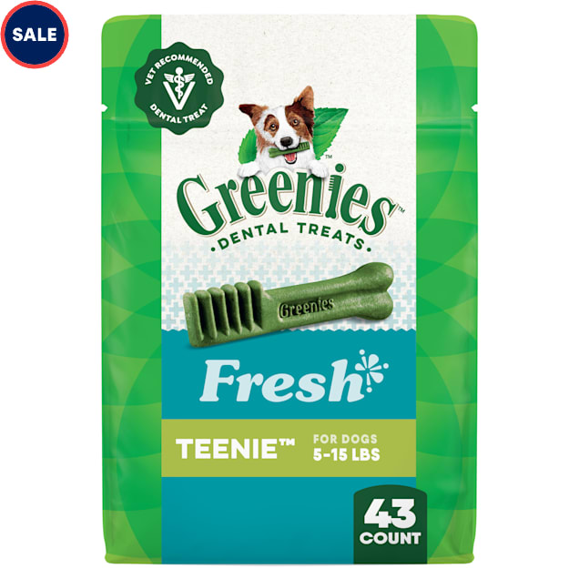 Greenies Fresh Teenie Dental Dog Treats, 12 oz., Count of 43 Petco
