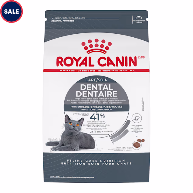 Royal Canin Feline Care Nutrition Dental Care Adult Dry Cat Food, 6 lbs. - Carousel image #1