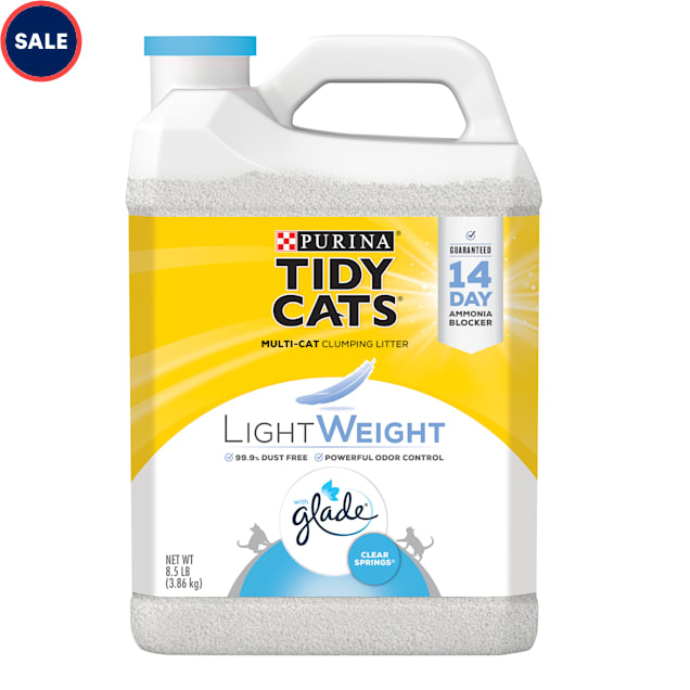 Purina Tidy Cats LightWeight Glade Clear Springs Low Dust Clumping Multi Cat Litter, 8.5 lbs. - Carousel image #1