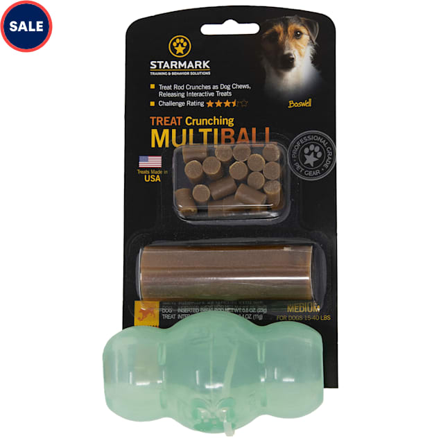 Starmark Treat Crunching Multiball for Dog, Medium - Carousel image #1
