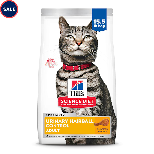 Hill's science diet urinary hairball cheap cat food