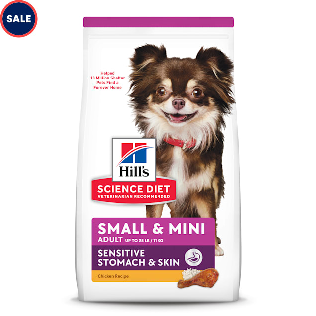 Hill's Science Diet Adult Sensitive Stomach & Skin Small & Mini Chicken Recipe Dry Dog Food, 15 lbs., Bag - Carousel image #1