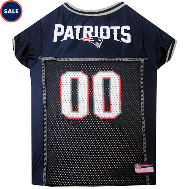 Pets First New England Patriots NFL Mesh Pet Jersey, X-Small - Carousel image #1