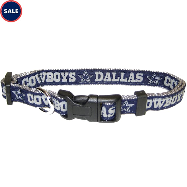 Pets First Dallas Cowboys NFL Dog Collar, Small - Carousel image #1