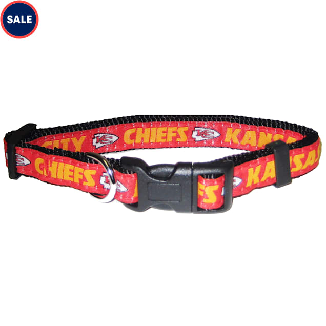 Kansas City Chiefs Premium Pet Nylon Collar - Small