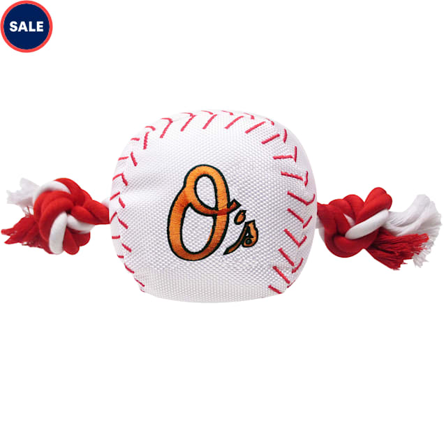 Pets First MLB Baltimore Orioles Baseball Toy, Large - Carousel image #1