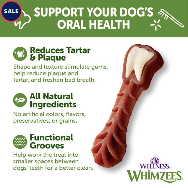 Whimzees top dental stix