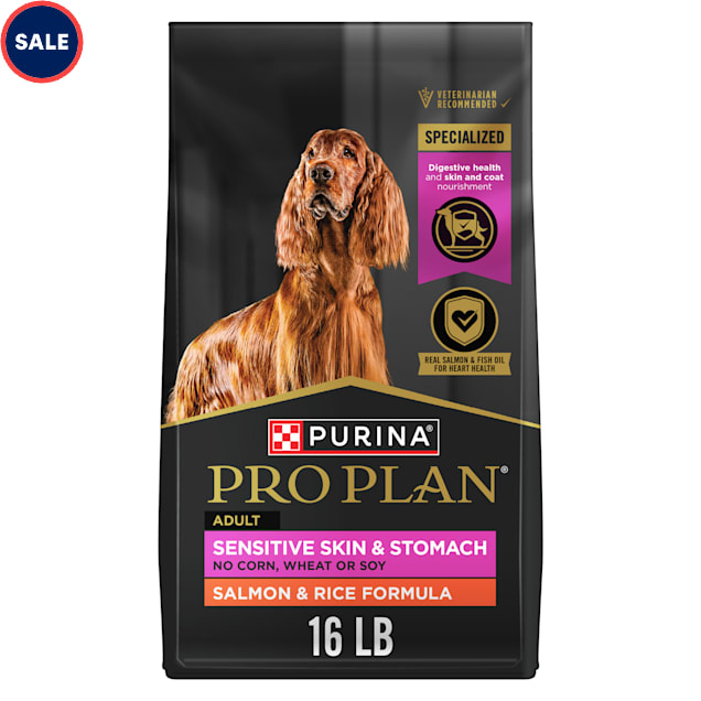 Purina Pro Plan Sensitive Skin and Stomach Salmon & Rice Formula Dry ...