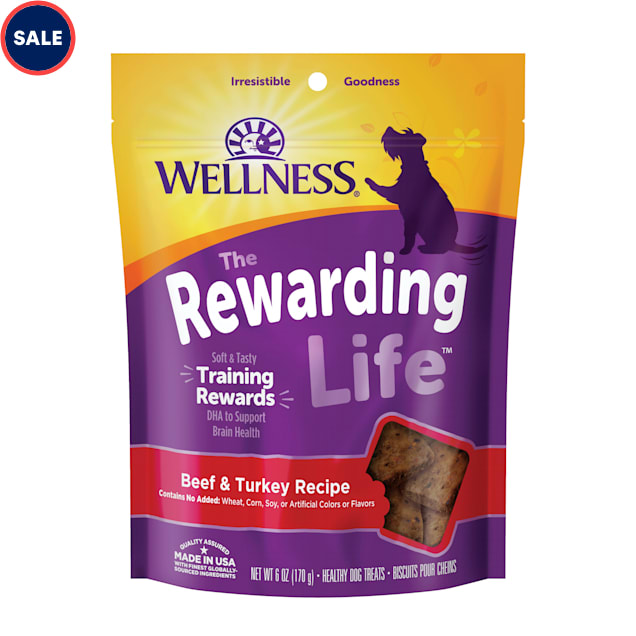 Wellness Complete Health Rewarding Life Beef Turkey Soft Chewy