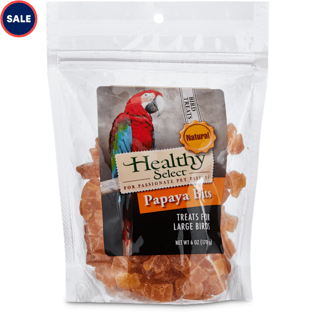 Healthy Select Papaya Bits Treats for Large Birds, 6 oz. - Carousel image #1