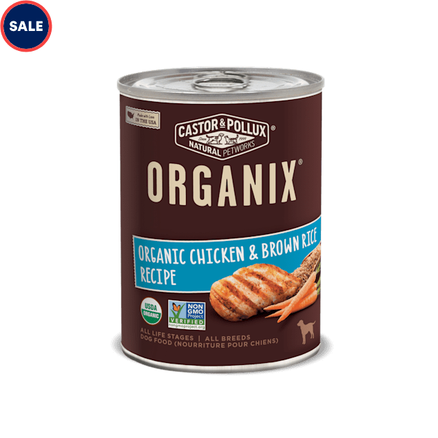 Castor & Pollux Organix Organic Chicken & Brown Rice Recipe Wet Dog