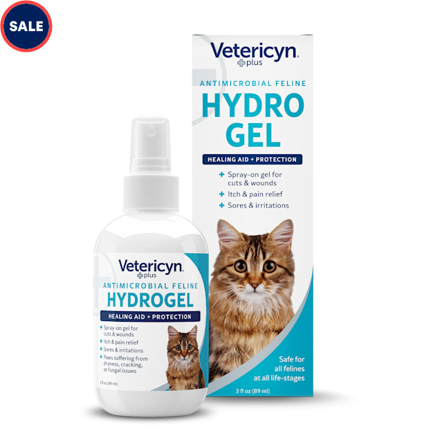 Vetericyn Plus Feline Antimicrobial Wound & Skin Hydrogel For Cats, 3 fl. oz. - Carousel image #1