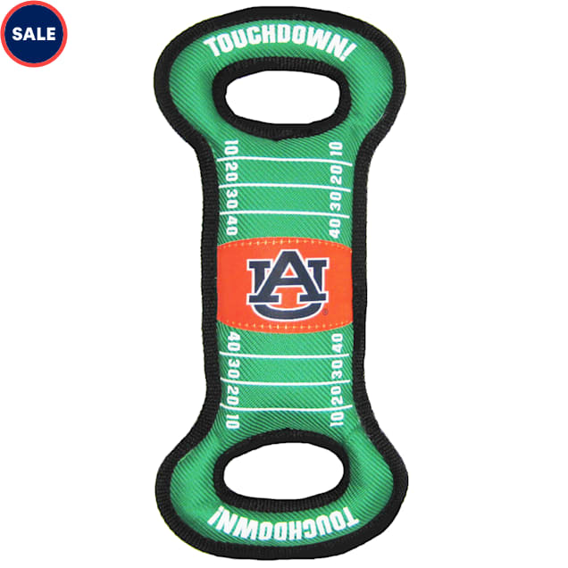 Pets First Auburn Tigers Field Tug Dog Toy, Medium - Carousel image #1