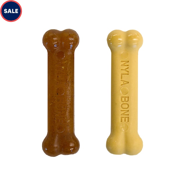 Nylabone Dura Chew Dog Bone - Peanut Butter Flavor (Regular)