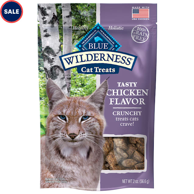 Blue Buffalo Blue Wilderness Chicken Flavor Crunchy Cat Treats 2